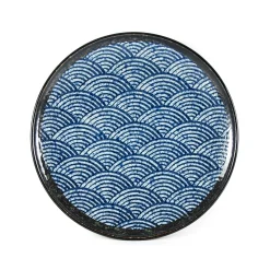 Kiji Stoneware & Ceramics Tableware Brands|Japanese Ingredients^Blue Wave Dinner Plate, 29cm