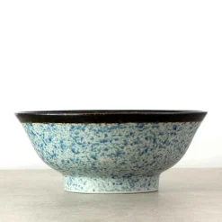 Kiji Stoneware & Ceramics Japanese Ingredients|Japanese Tableware^Blue Wave Ramen Bowl, 21cm