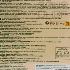 Dog by The Hob Tableware Brands^Blueberry & Oat Dog Biscuit Kit, 465g