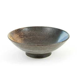 Kiji Stoneware & Ceramics Tableware Brands|Japanese Ingredients^Blue-Black Glaze Bowl, 24cm