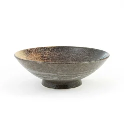 Kiji Stoneware & Ceramics Tableware Brands|Japanese Ingredients^Blue-Black Glaze Bowl, 24cm