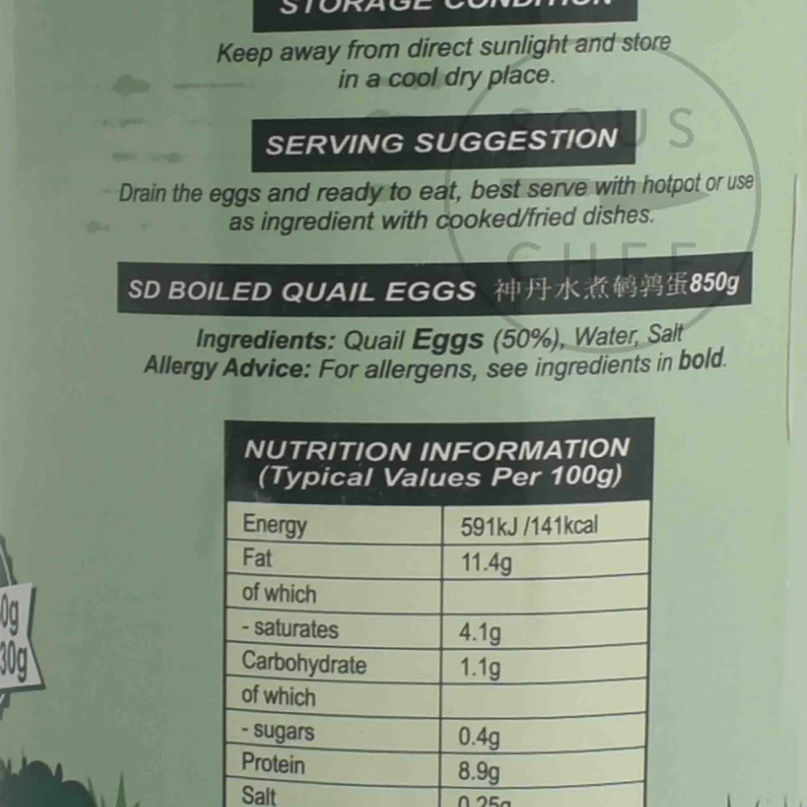 Shendan Vegetables|Ingredients Brands^Boiled Quail Eggs, 850g