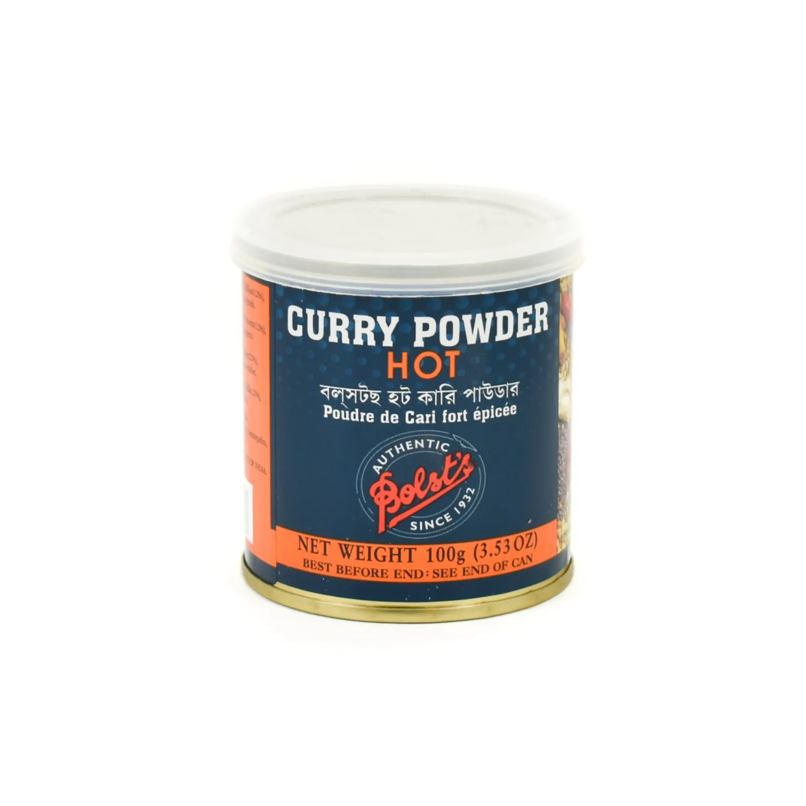 Bolst's Ingredients Brands|Indian Ingredients^Curry Powder Hot, 100g