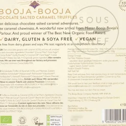 Booja Booja Ingredients Brands|Made In The Uk^Chocolate Salted Caramel Truffles, 184g