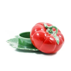 Bordallo Pinheiro Tableware Brands|Serveware^Tomato Butter Dish With Cover