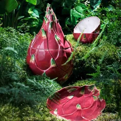 Bordallo Pinheiro Crockery & Dinnerware|Bowls^Tropical Fruits Dragon Fruit Small Bowl, 14x14cm