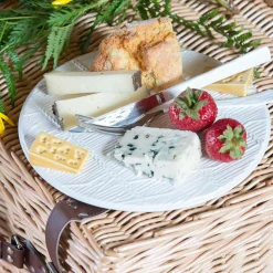 Bordallo Pinheiro Table Setting|Serveware^White Cheese Tray with Yellow Cheese