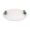 Bordallo Pinheiro Table Setting|Serveware^White Earthenware Cheese Tray with Mouse