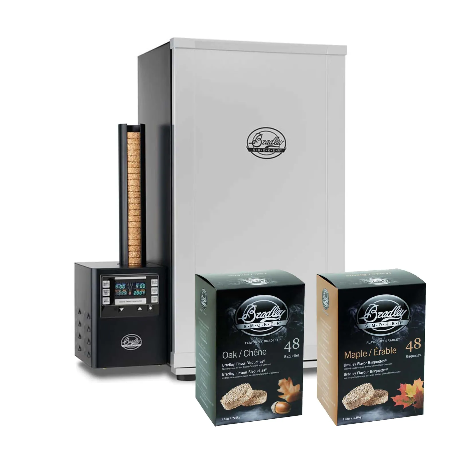 Sous Chef Kit Food Smokers|Bbq & Smoking^Bradley Smoker 4-Rack Value Pack