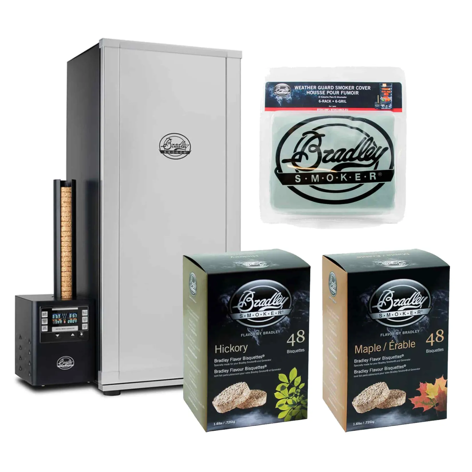 Sous Chef Kit Food Smokers|Bbq & Smoking^Bradley Smoker 6-Rack Value Pack