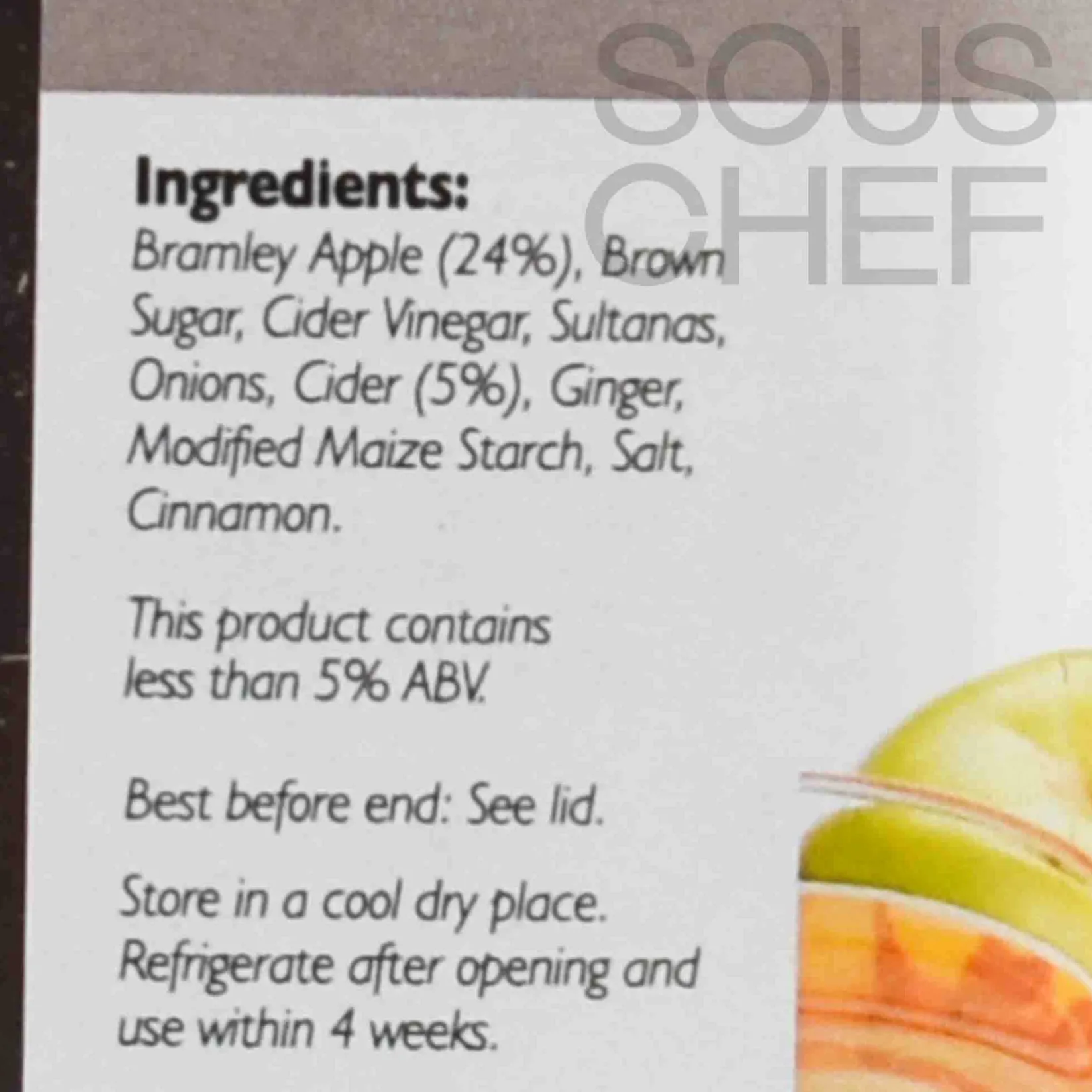 Opies Ingredients Brands|Sauces & Condiments^Bramley Apple Chutney with Cider, 1.25kg