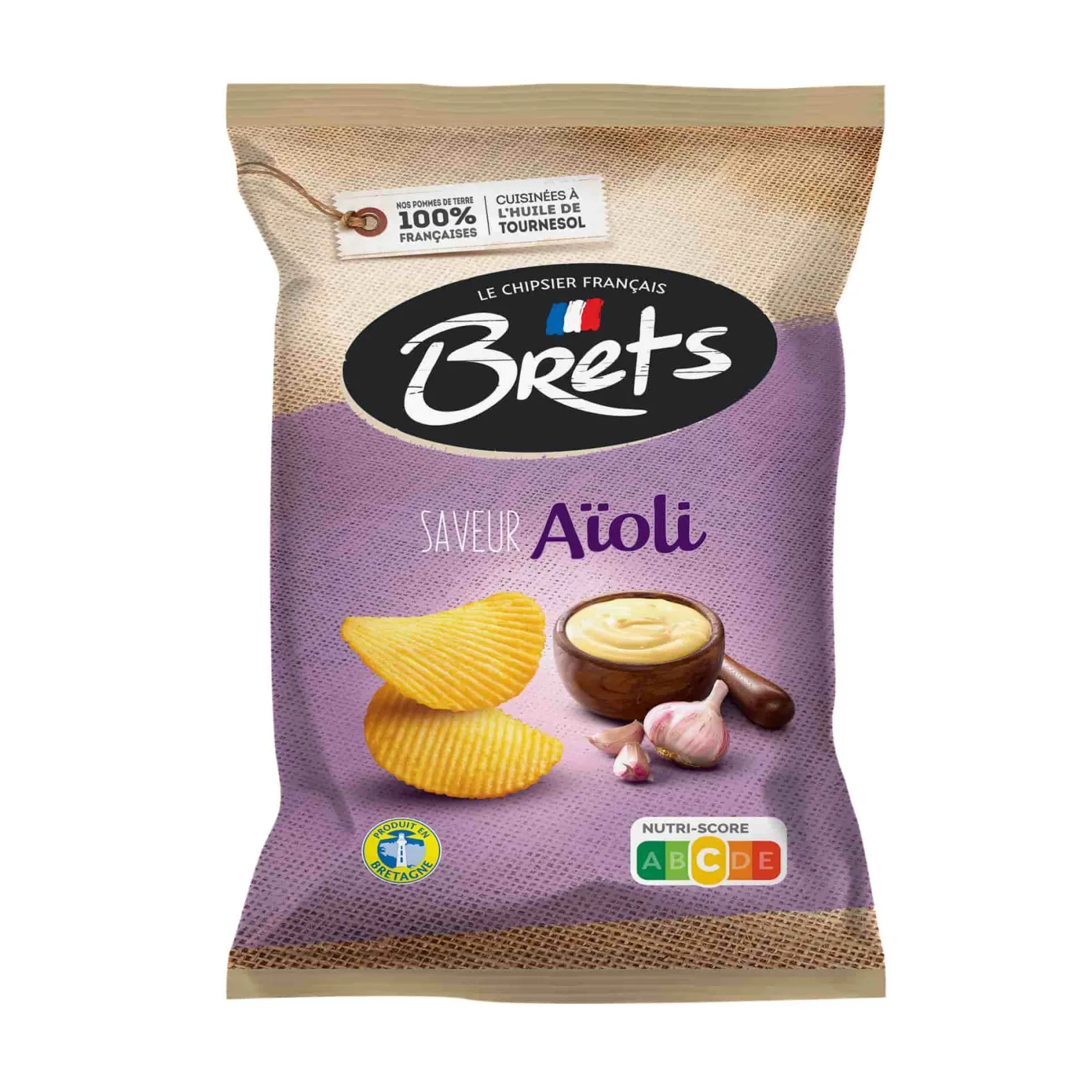 Bret's Crisps Snacks|Ingredients Brands^Bret's Aioli Crisps, 125g