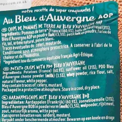 Bret's Crisps Snacks|Ingredients Brands^Bret's Bleu d'Auvergne DOP Blue Cheese Crisps, 125g