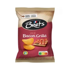 Bret's Crisps Snacks|Ingredients Brands^Bret's Grilled Bacon Crisps, 125g