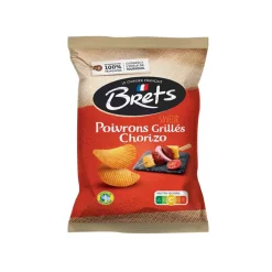 Bret's Crisps Ingredients Brands|Snacks^Bret's Grilled Pepper Chorizo Crisps, 125g