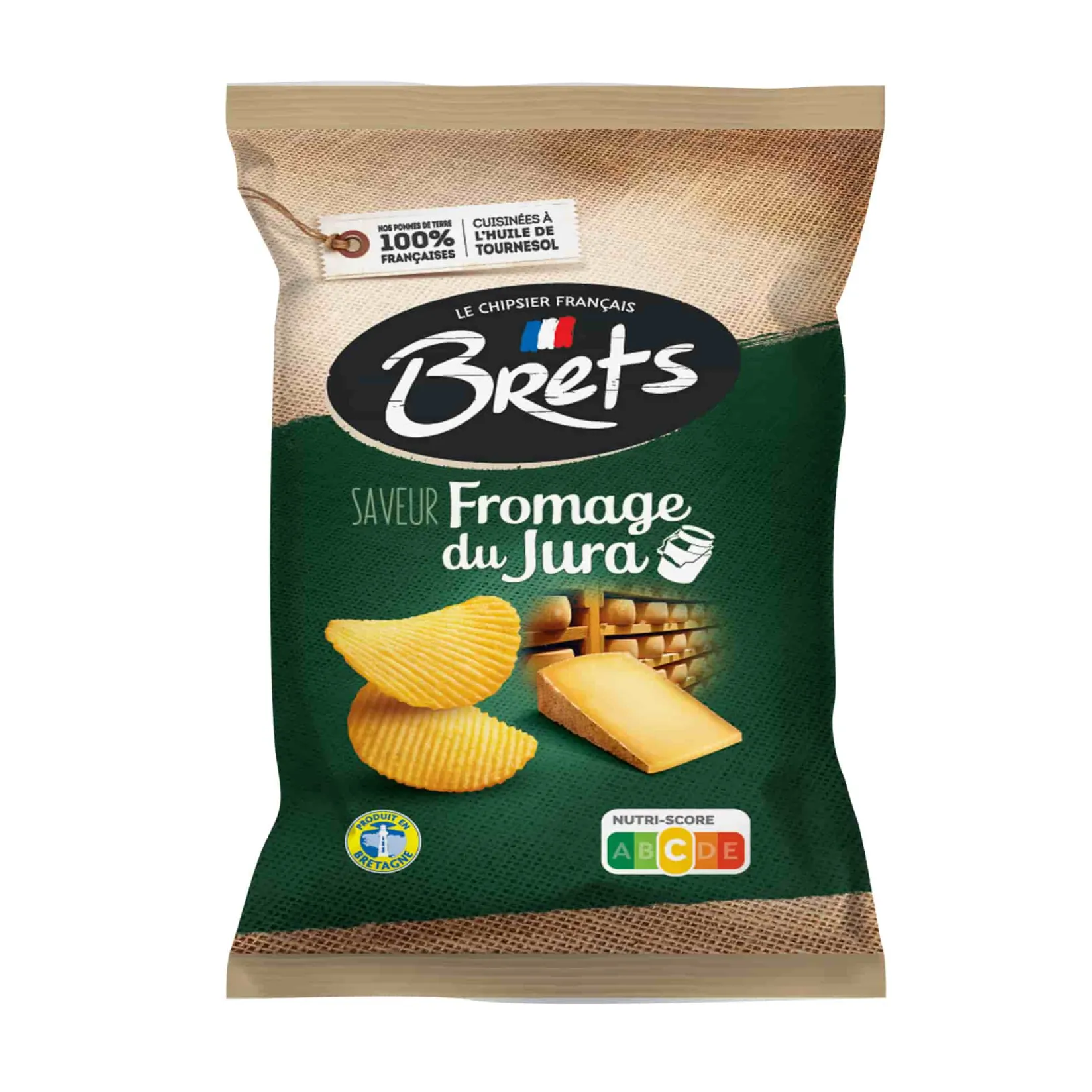 Bret's Crisps Snacks|Ingredients Brands^Bret's Jura Cheese Crisps, 125g