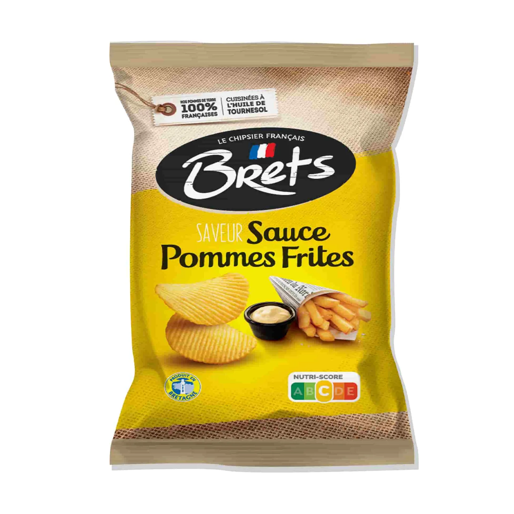 Bret's Crisps Snacks|Ingredients Brands^Bret's Pommes Frites Sauce Crisps, 125g