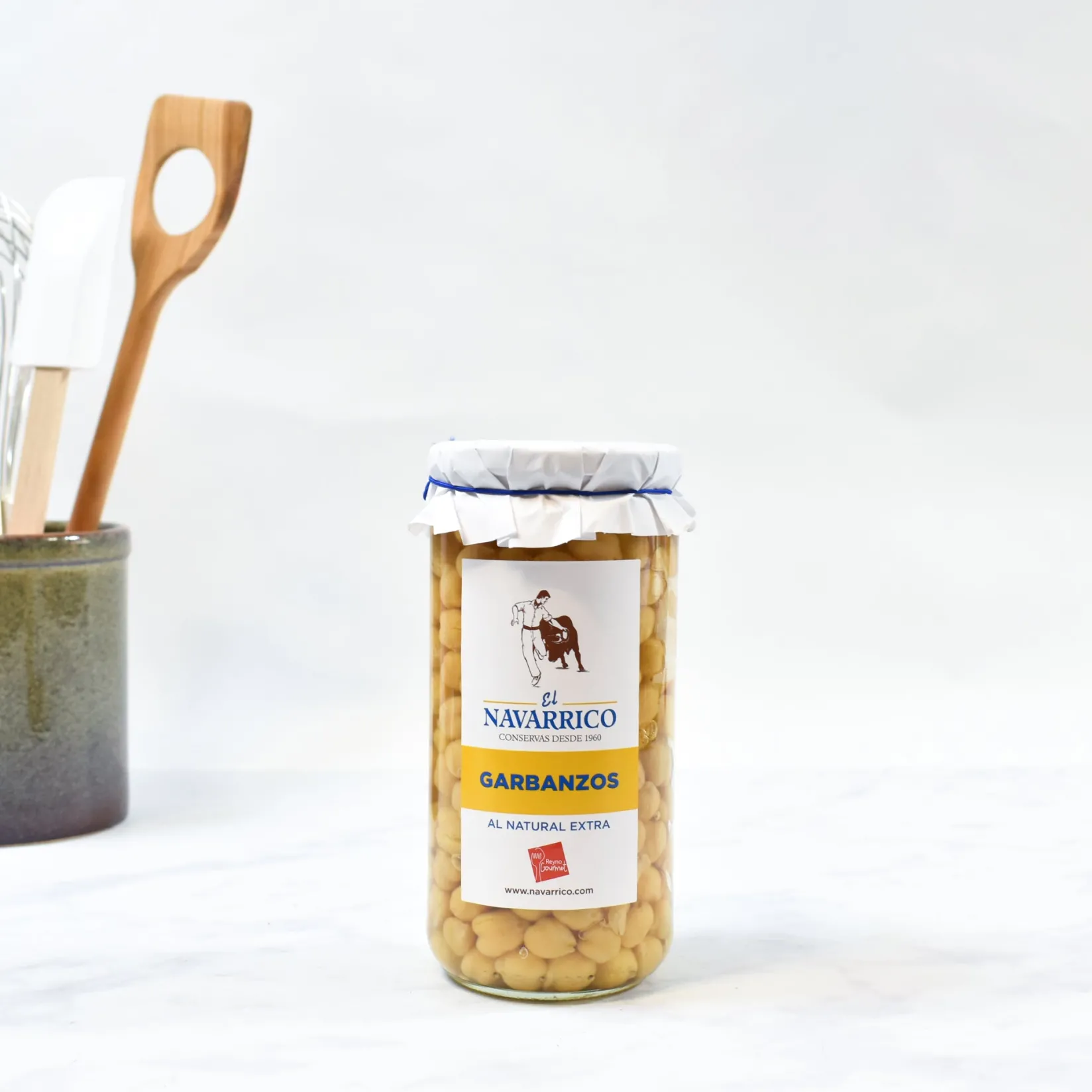 Navarrico Spanish Ingredients|Pasta, Rice & Beans^Brindisa Garbanzos Chickpeas, 700g