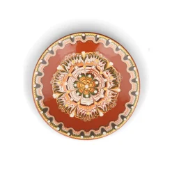 Bulgarian Pottery Plates|Crockery & Dinnerware^Bulgarian Troyan Brown Side Plate, 18cm