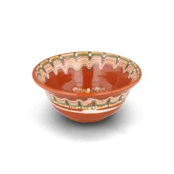 Bulgarian Pottery Crockery & Dinnerware|Bowls^Bulgarian Troyan Brown Soup Bowl, 16cm