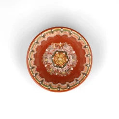 Bulgarian Pottery Crockery & Dinnerware|Bowls^Bulgarian Troyan Brown Soup Bowl, 16cm