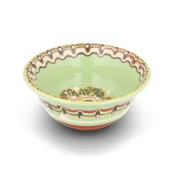 Bulgarian Pottery Crockery & Dinnerware|Bowls^Bulgarian Troyan Mint Green Soup Bowl, 16cm