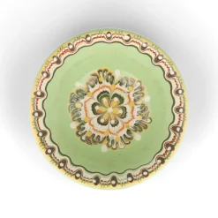 Bulgarian Pottery Crockery & Dinnerware|Bowls^Bulgarian Troyan Mint Green Soup Bowl, 16cm