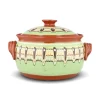 Bulgarian Pottery Baking Supplies & Equipment^Bulgarian Troyan Mint Green Terracotta Cooking Pot