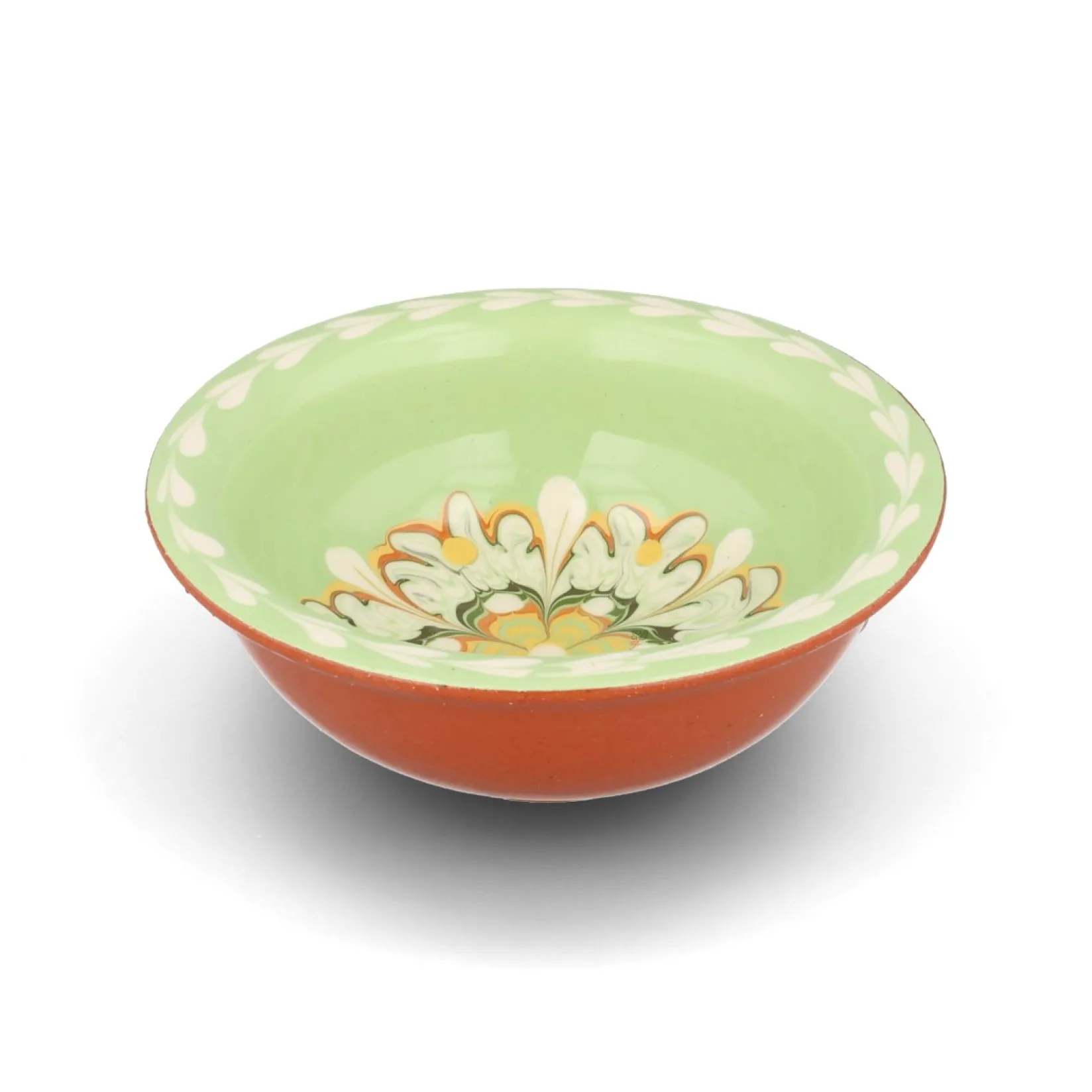 Bulgarian Pottery Crockery & Dinnerware|Bowls^Bulgarian Troyan Mint Green Sauce Bowl, 10cm