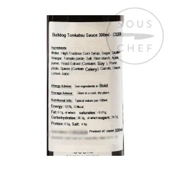 Bulldog Ingredients Brands|Japanese Ingredients^Tonkatsu Sauce, 300ml