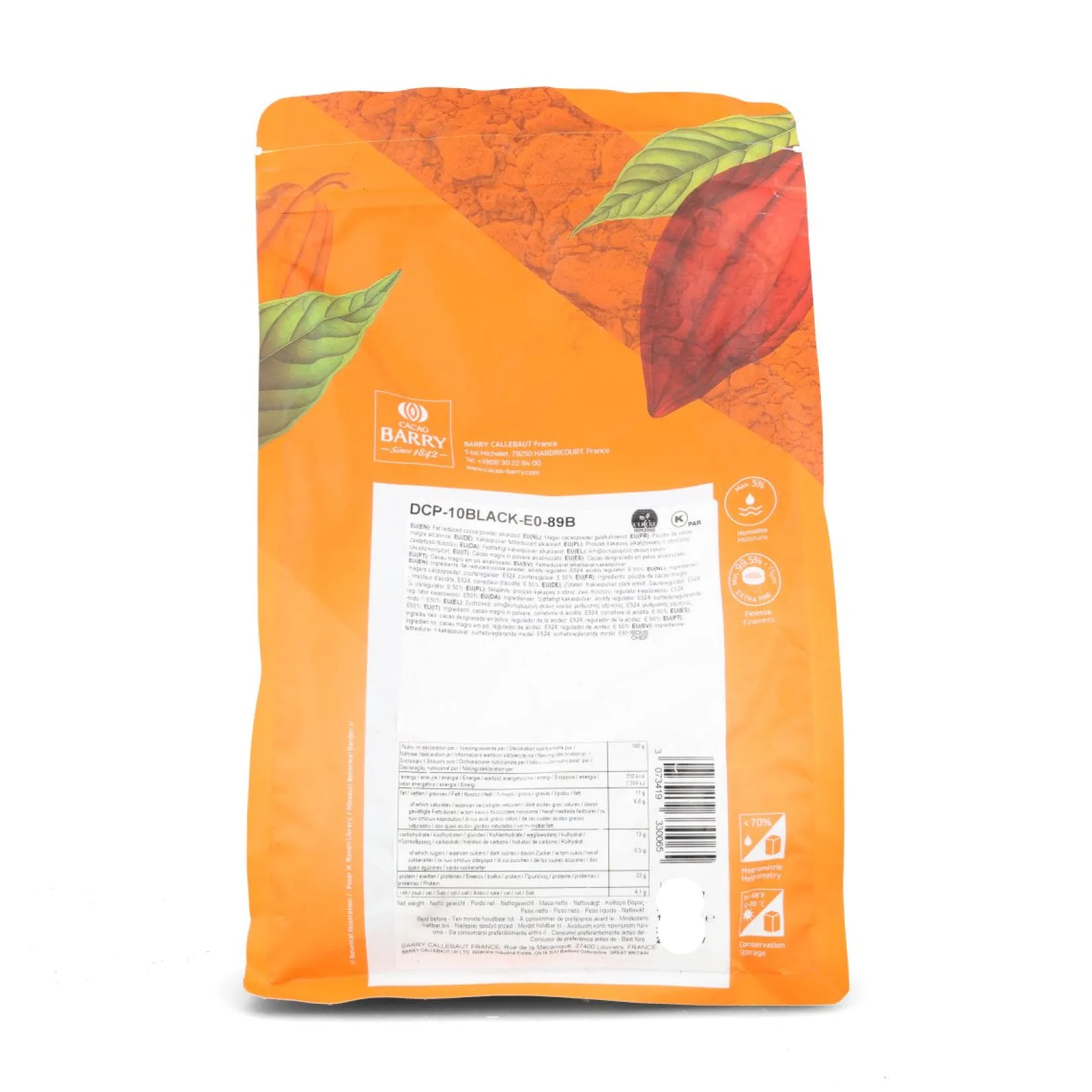 Cacao Barry Ingredients Brands|Chocolate & Sweets^Deep Black Cocoa Powder, 1kg