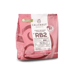 Callebaut French Ingredients|Chocolate & Sweets^Ruby Chocolate Couverture, 400g