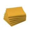 Coucke Tableware Brands|French Ingredients^Cambrai Napkin Mustard Yellow, 45cm