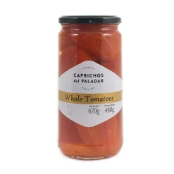 Caprichos del Paladar  Ingredients Brands|Spanish Ingredients^Caprichos del Paladar Whole Pera Tomatoes in Water, 670g
