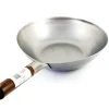 Chinese Tableware Chinese Ingredients|Pots & Pans^Carbon Steel Wok - Flat Base, 33cm dia