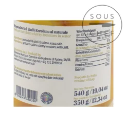 Casa Marrazzo Ingredients Brands|Italian Ingredients^Whole Ercolano Yellow Cherry Tomatoes in Water, 500g