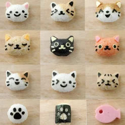 Arnest Tableware Brands|Japanese Ingredients^Cat Rice Mould Set