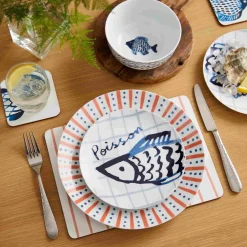 Ulster Weavers Plates|Crockery & Dinnerware^Catch of the Day Porcelain Side Plate, 19cm