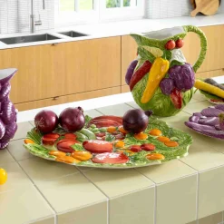 &Klevering Jugs & Bottles|Tableware Brands^Ceramic Vegetables Jug, 2.5 Litre