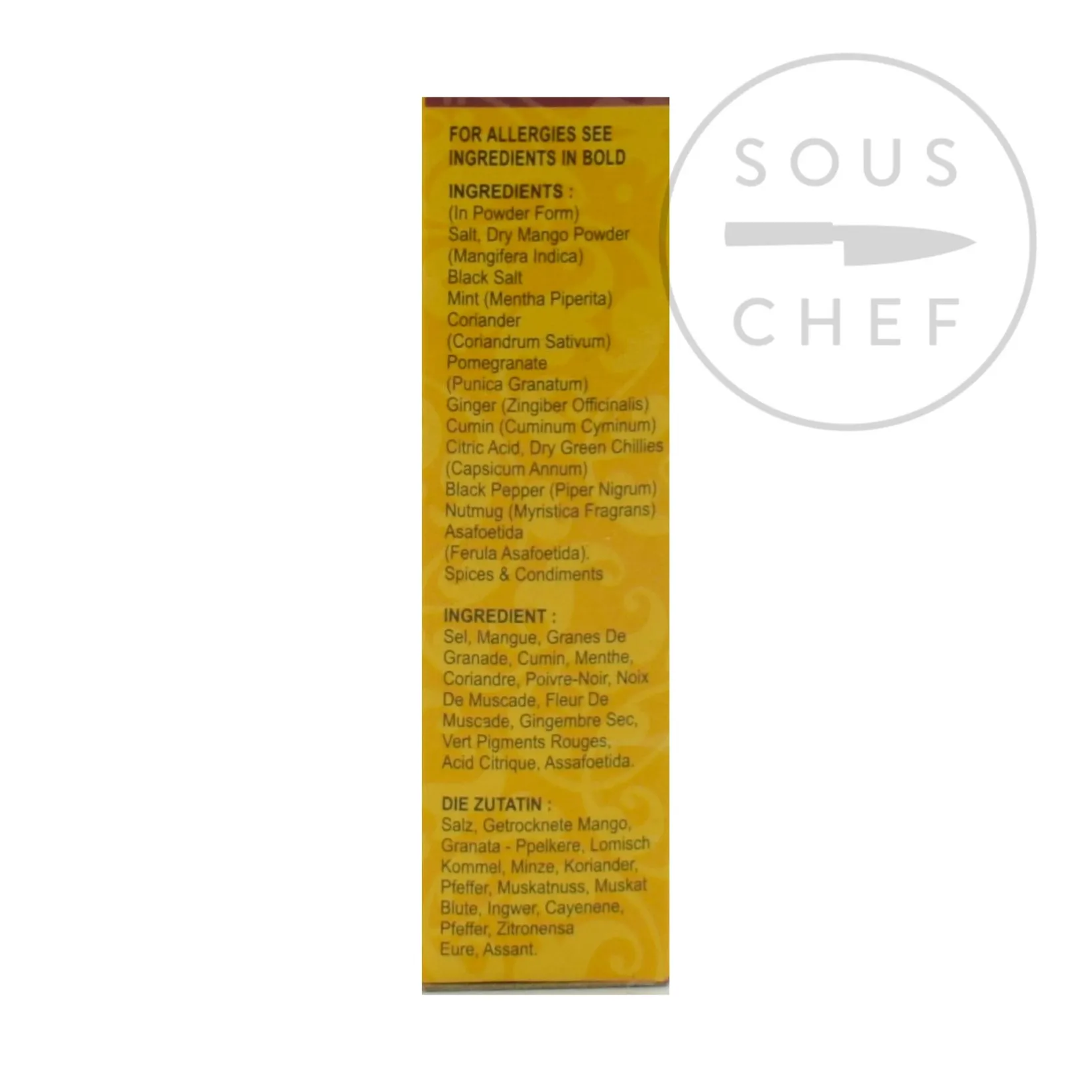 Mangal Indian Ingredients|Herbs & Spices^Chaat Masala , 100g