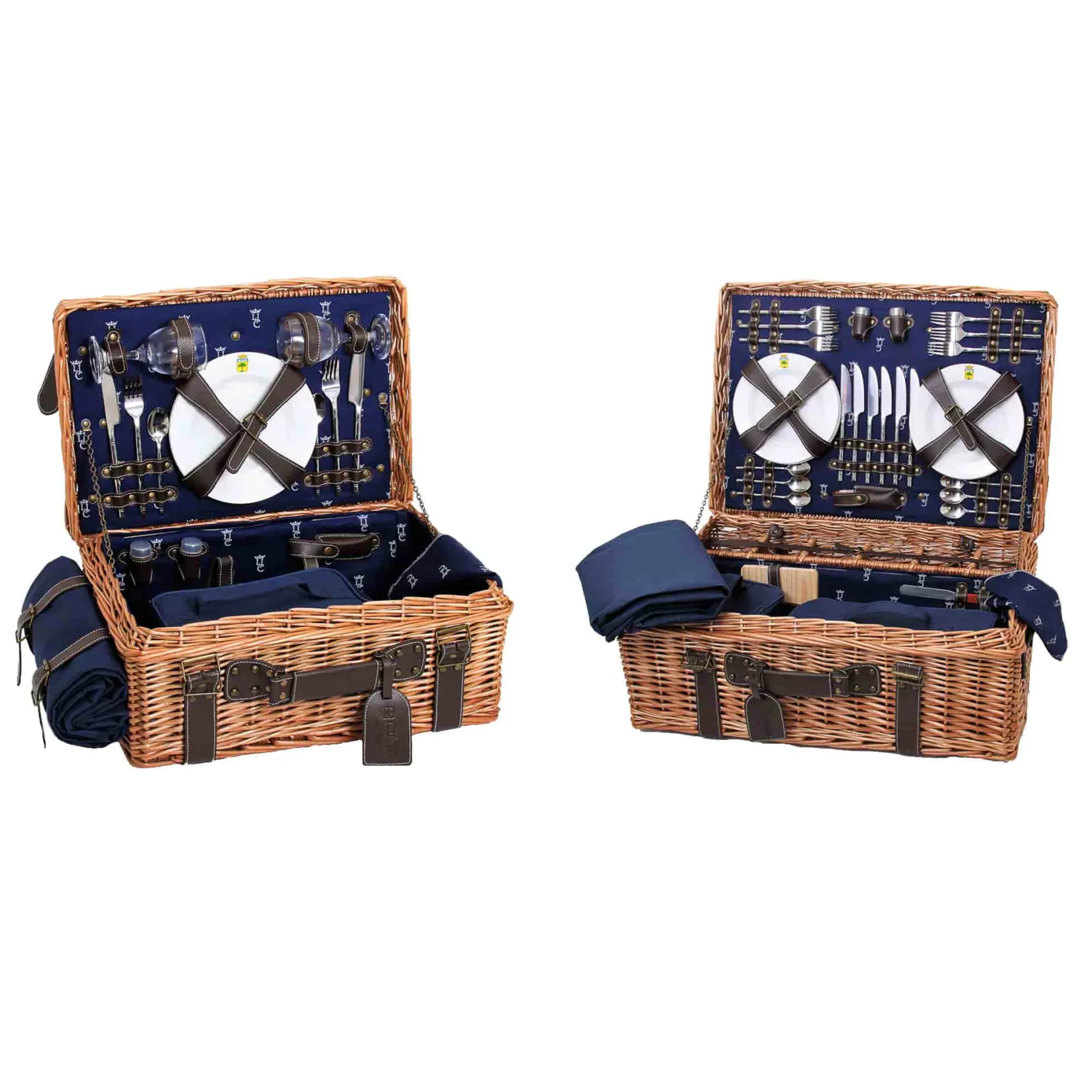 Les Jardin de la Comtesse Tableware Brands|Picnicware^Champs-Elysees Navy Picnic Hamper