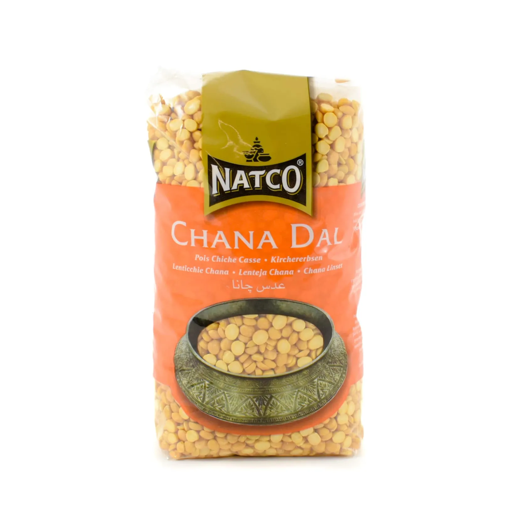 Natco Indian Ingredients|Pasta, Rice & Beans^Chana Dal, 1kg