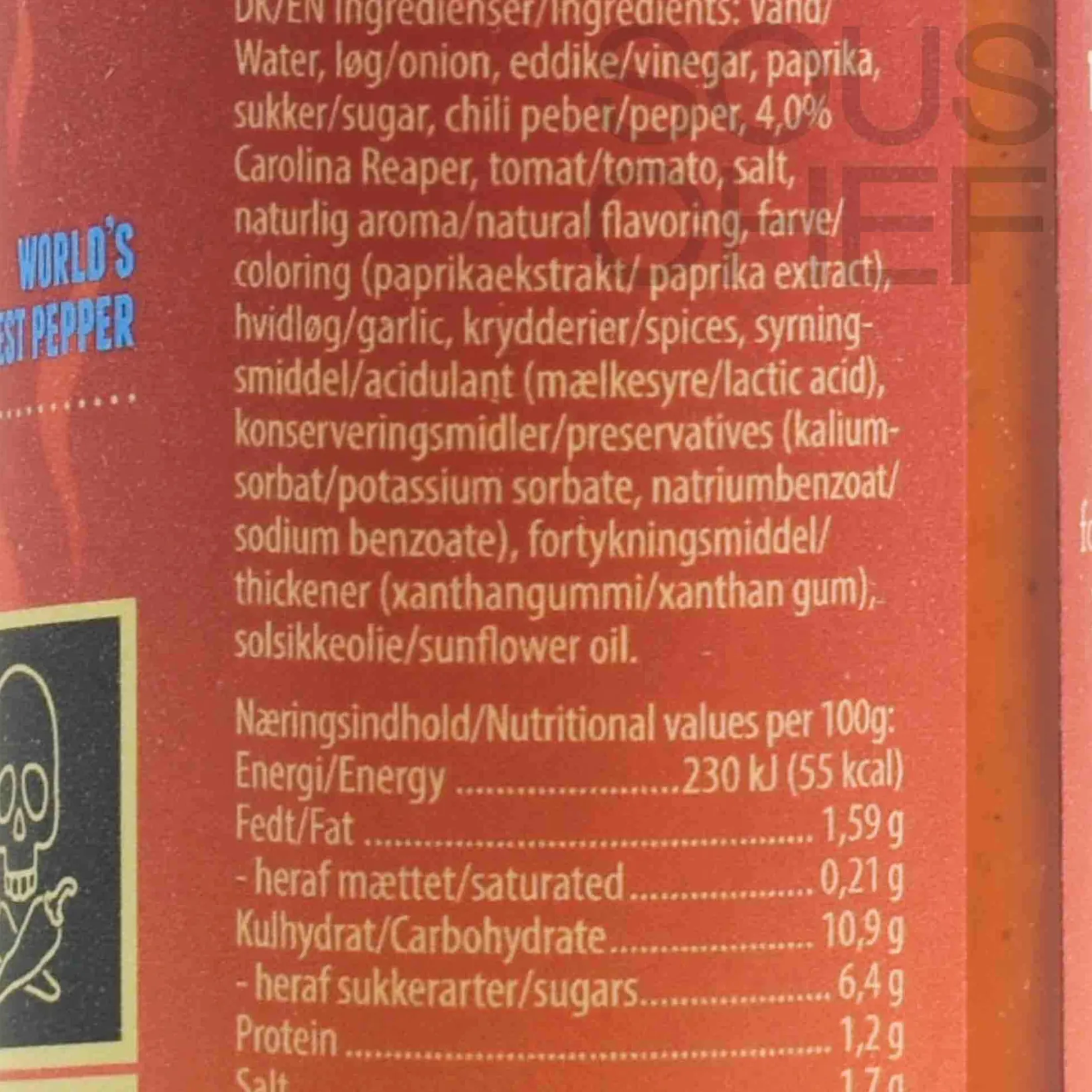 Chili Klaus Ingredients Brands|Sauces & Condiments^Reaper Knockout Hot Sauce, 147ml