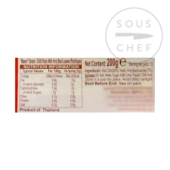 Mae Sri Ingredients Brands|Southeast Asian Ingredients^Chilli Paste With Holy Basil, 200g
