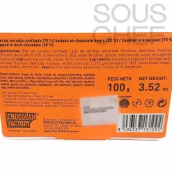 Chocolat Factory Ingredients Brands|Chocolate & Sweets^Dark Chocolate Covered Orange Peel, 110g