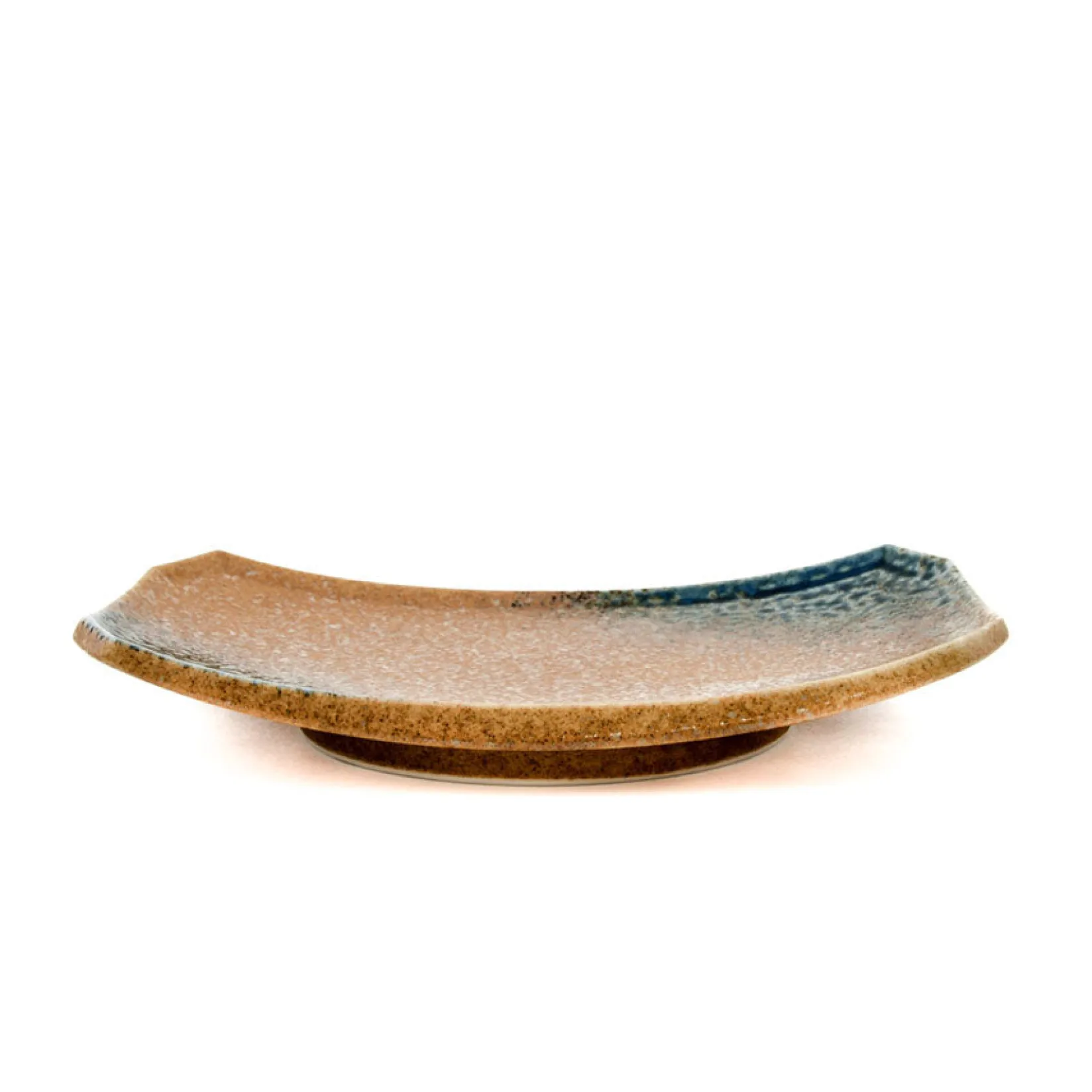 Kiji Stoneware & Ceramics Japanese Ingredients|Plates^Chouseki Oblong Plate, 21.5 x 14cm