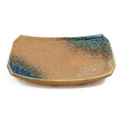 Kiji Stoneware & Ceramics Japanese Ingredients|Plates^Chouseki Oblong Plate, 21.5 x 14cm