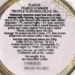 Christine Le Tennier Ingredients Brands|French Ingredients^Extra Virgin Olive Oil & Summer Truffle Pearls, 45g