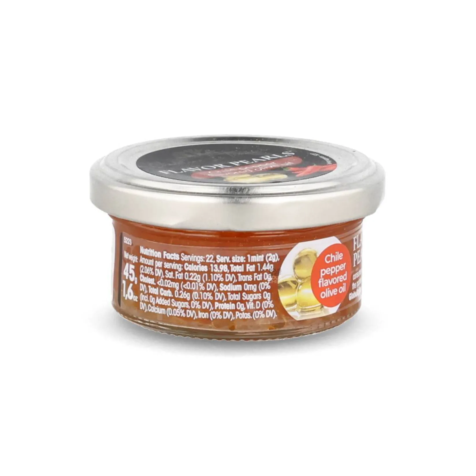 Christine Le Tennier Ingredients Brands|French Ingredients^Extra Virgin Olive Oil & Chili Pearls, 45g