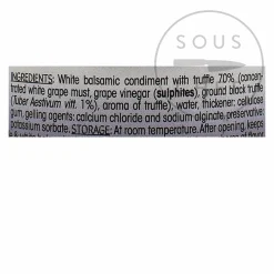 Christine Le Tennier Ingredients Brands|French Ingredients^White Balsamic and Black Truffle Flavor Pearls